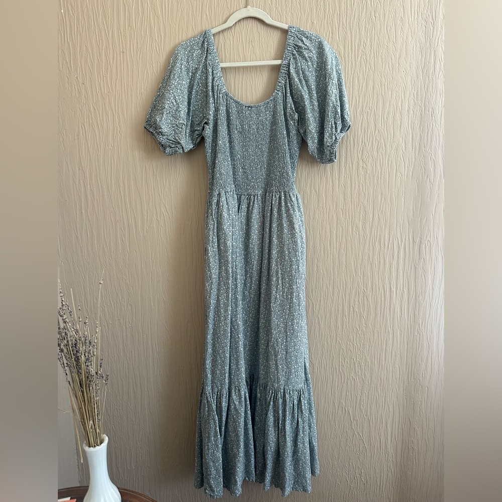 Little Cottonwood blue and white floral dress